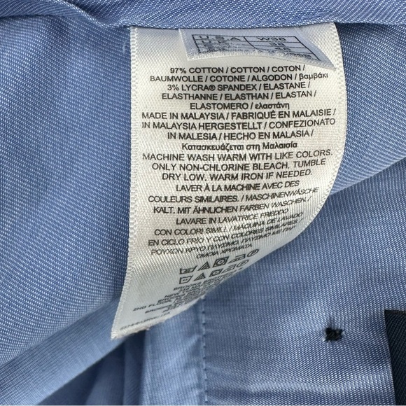 Brooks Brothers Men’s 38 Navy Light Weight Advantage Chino Flat Front Shorts - Picture 11 of 11